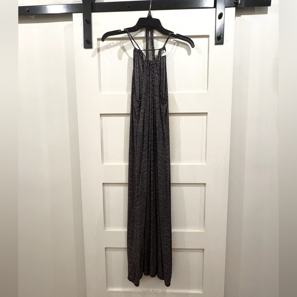 Flowy Black and White Women's Dress